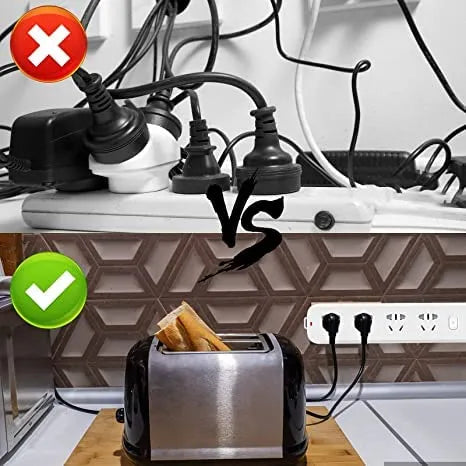 SafeMount Adhesive Wall Socket Holder