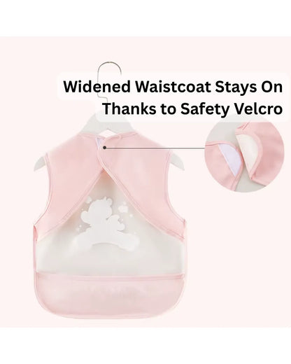 Waterproof Baby Bib Apron for Toddlers | Easy-Clean Feeding Apron