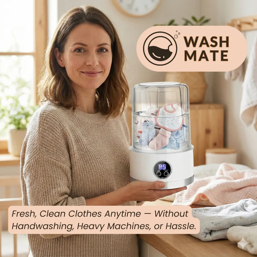 WashMate Go™ – Wireless Portable Mini Washer