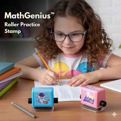 MathGenius™ Roller Practice Stamp