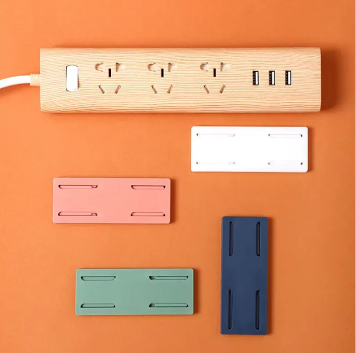 SafeMount Adhesive Wall Socket Holder