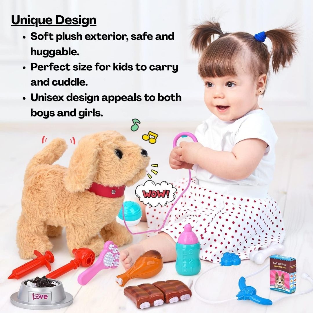 CuddlePup™ Interactive Plush Puppy