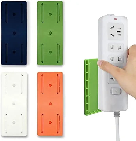 SafeMount Adhesive Wall Socket Holder