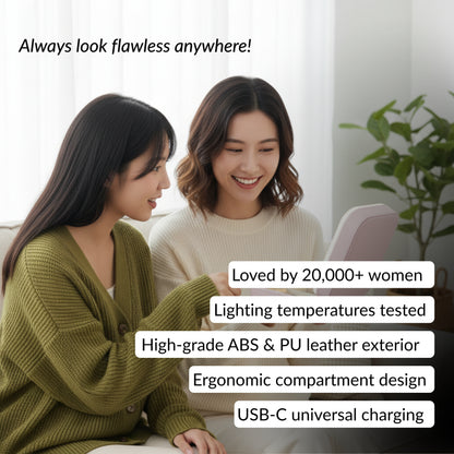 LumiVault™ Makeup Box-Organizer