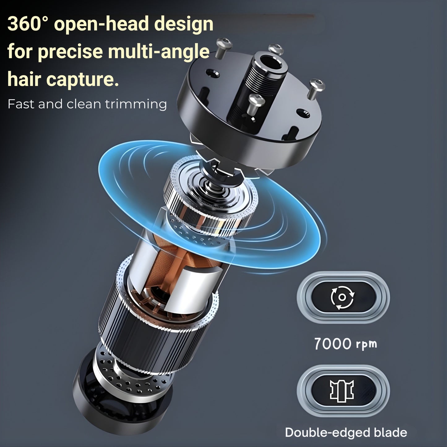 AeroTrim™- USB Rechargeable Nose Hair Trimmer