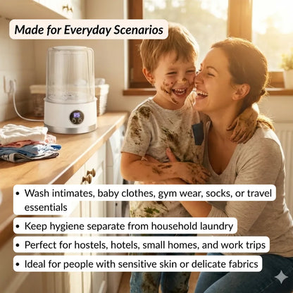 WashMate Go™ – Wireless Portable Mini Washer