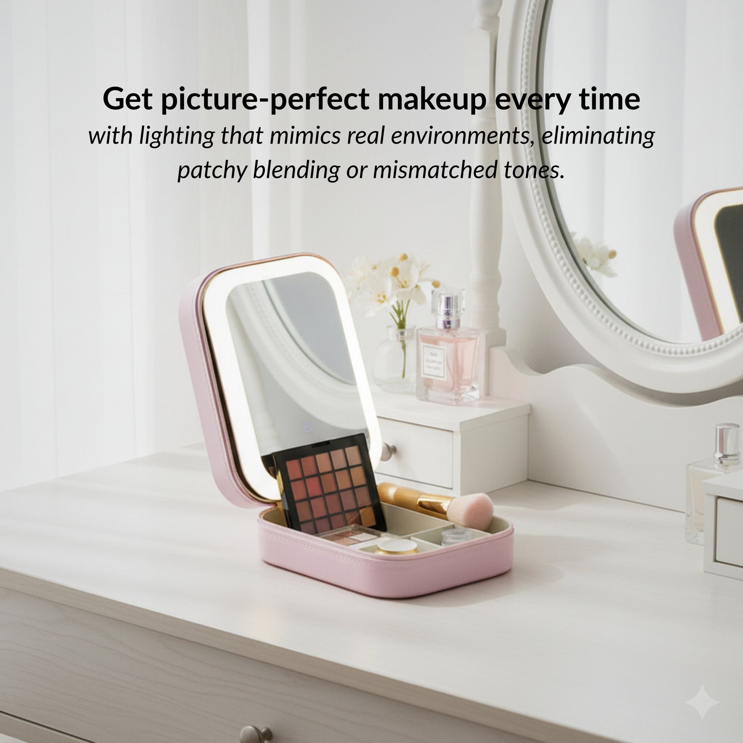 LumiVault™ Makeup Box-Organizer