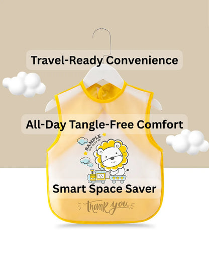 Waterproof Baby Bib Apron for Toddlers | Easy-Clean Feeding Apron