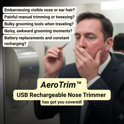 AeroTrim™- USB Rechargeable Nose Hair Trimmer