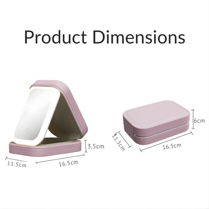 LumiVault™ Makeup Box-Organizer