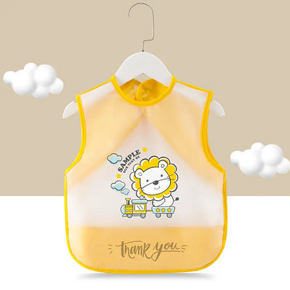 Waterproof Baby Bib Apron for Toddlers | Easy-Clean Feeding Apron