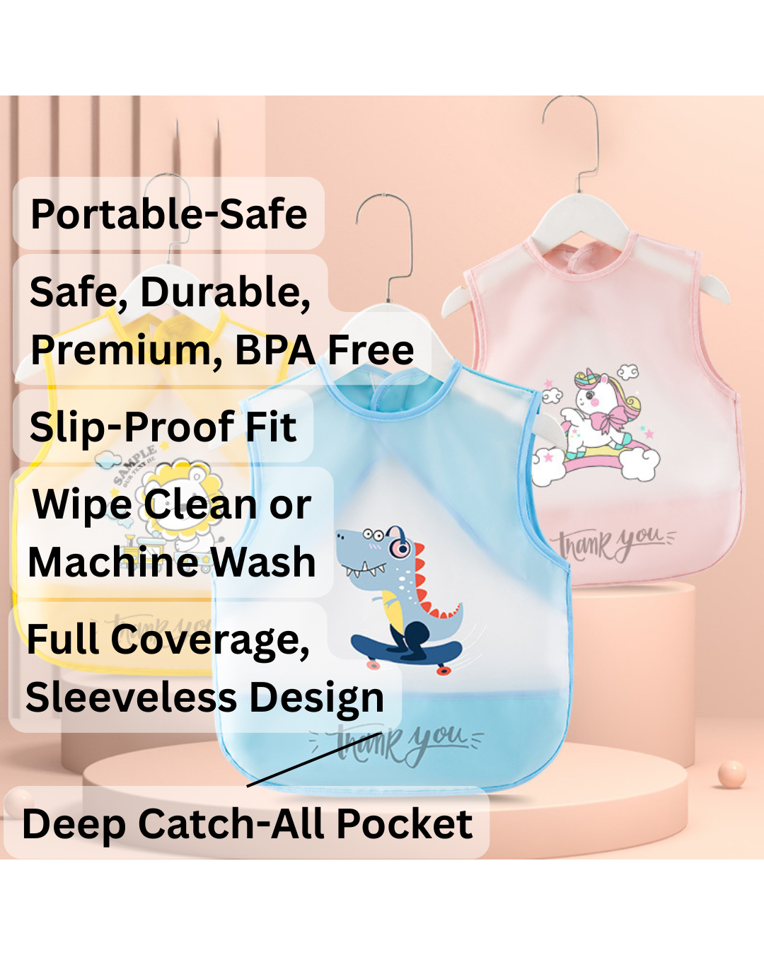 SpillSafe™ Waterproof Toddler Apron