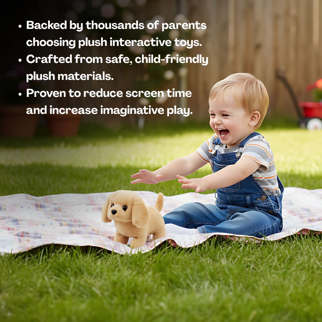 CuddlePup™ Interactive Plush Puppy