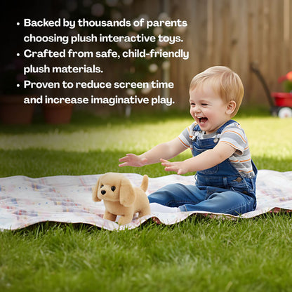 CuddlePup™ Interactive Plush Puppy