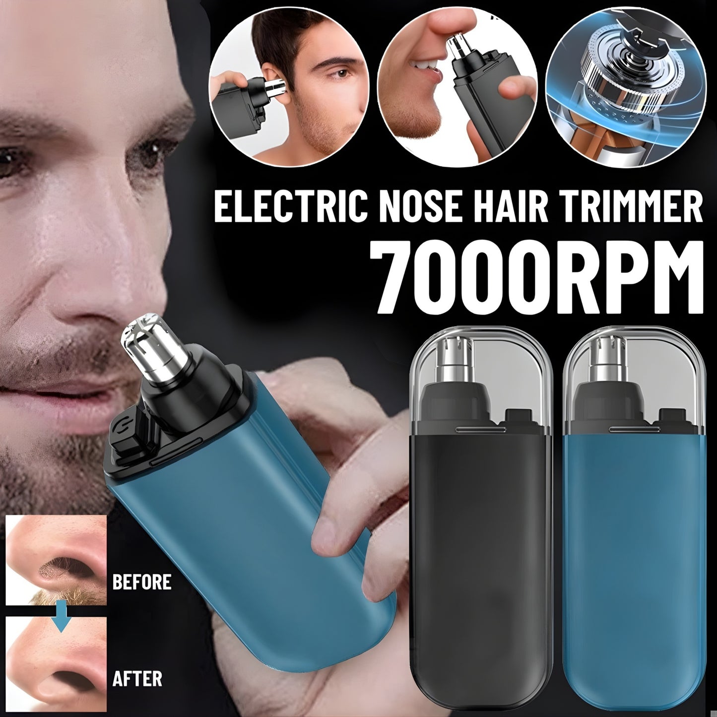 AeroTrim™- USB Rechargeable Nose Hair Trimmer