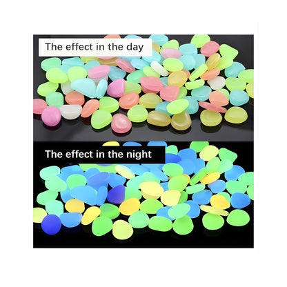 LumiPebble™ Glow-In-The-Dark Stones (Pack Of 100 pcs)