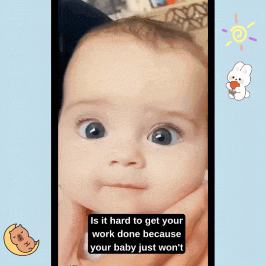 BreezeBounce: Baby Rocking Chair