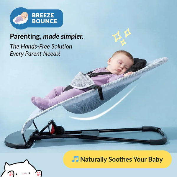 Baby Rocker for Newborns & Infants | BreezeBounce by Momfortable
