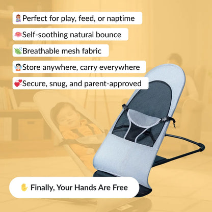 Baby Rocker for Newborns & Infants | BreezeBounce by Momfortable