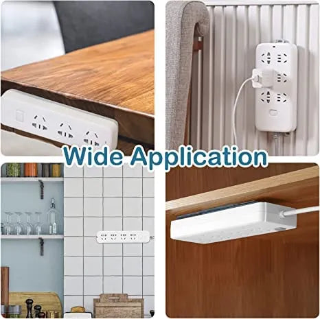 SafeMount Adhesive Wall Socket Holder