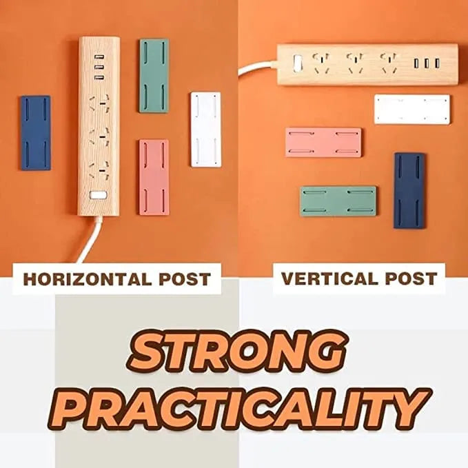SafeMount Adhesive Wall Socket Holder
