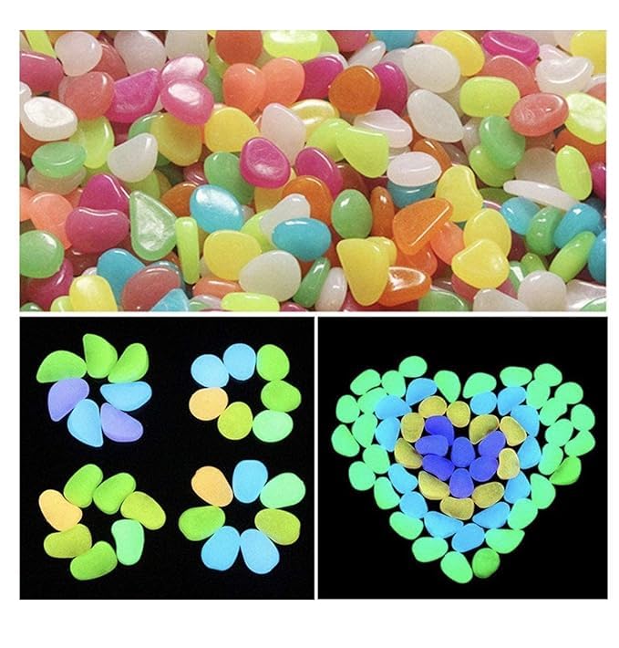 LumiPebble™ (Pack Of 100 pcs) Glow-In-The-Dark Stones