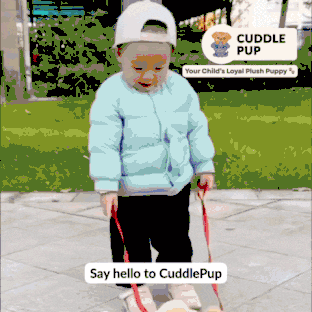 CuddlePup™ Interactive Plush Puppy