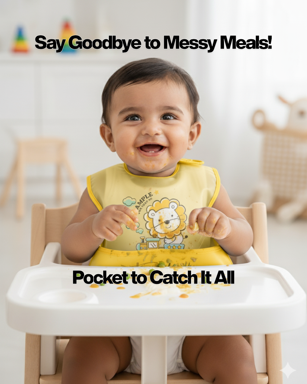 SpillSafe™ Waterproof Toddler Apron